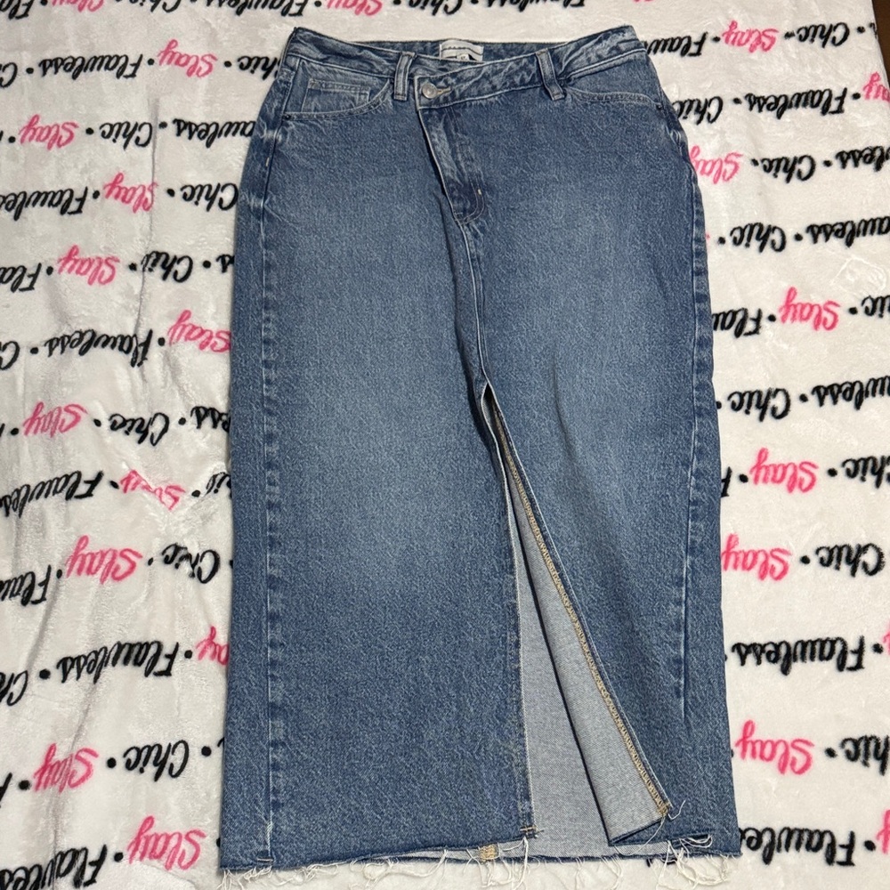 Women's Blue Denim Skirt